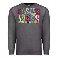 Charcoal Heather Easter vibes Easter Day Premium Sweatshirt - Neo Western