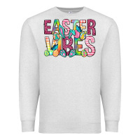 Oatmeal Heather Easter vibes Easter Day Premium Sweatshirt - Neo Western