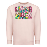 Pale Pink Easter vibes Easter Day Premium Sweatshirt - Neo Western