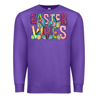 Purple Easter vibes Easter Day Premium Sweatshirt - Neo Western