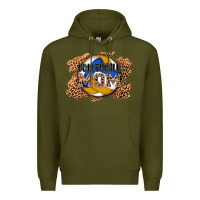 Army Green volleyball mom Premium Hoodie - AdoDesignShop