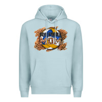 Blue Mist volleyball mom Premium Hoodie - AdoDesignShop