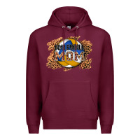 Burgundy volleyball mom Premium Hoodie - AdoDesignShop