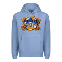 Colony Blue volleyball mom Premium Hoodie - AdoDesignShop