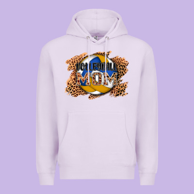 Volleyball Mom Premium Hoodie Designed By Adodesignshop