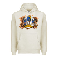 Oatmeal Heather volleyball mom Premium Hoodie - AdoDesignShop