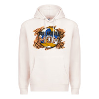 Pale Pink volleyball mom Premium Hoodie - AdoDesignShop