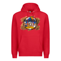 Red volleyball mom Premium Hoodie - AdoDesignShop