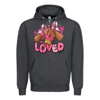 Smoke loved valentine's day afro girl sneakers Zipper Hoodie - RanaPortraitStore