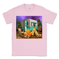 Bubblegum Pink camping Classic Tee - RanaPortraitStore