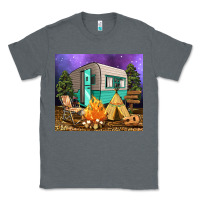 Charcoal Heather camping Classic Tee - RanaPortraitStore