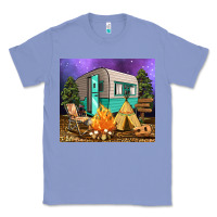 Colony Blue camping Classic Tee - RanaPortraitStore