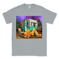 Heather Grey camping Classic Tee - RanaPortraitStore