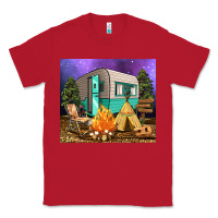 Red camping Classic Tee - RanaPortraitStore