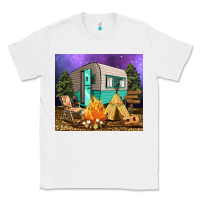 White camping Classic Tee - RanaPortraitStore