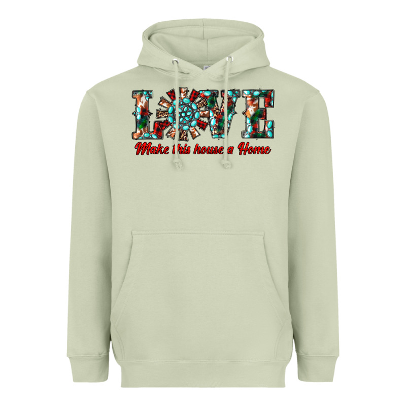 Love Make This House A Home Heavyweight Hoodie by RanaPortraitStore | Teevron