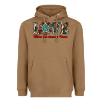Toasted Coconut love make this house a home Heavyweight Hoodie - RanaPortraitStore