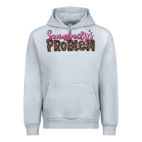 Heather Grey Western Somebody's Problem Urban Hoodie - LillyAllenDesigns