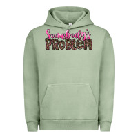 Pigment Oil Green Western Somebody's Problem Urban Hoodie - LillyAllenDesigns
