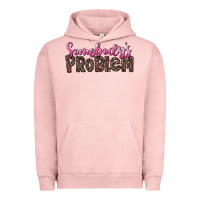 Pigment Salmon Western Somebody's Problem Urban Hoodie - LillyAllenDesigns