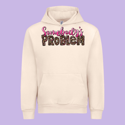 Western Somebody's Problem Urban Hoodie Designed By Lillyallendesigns