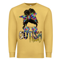 Antique Gold autism mom Premium Sweatshirt - SublimationCraftShop