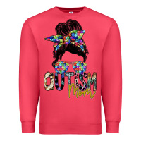 Cardinal autism mom Premium Sweatshirt - SublimationCraftShop