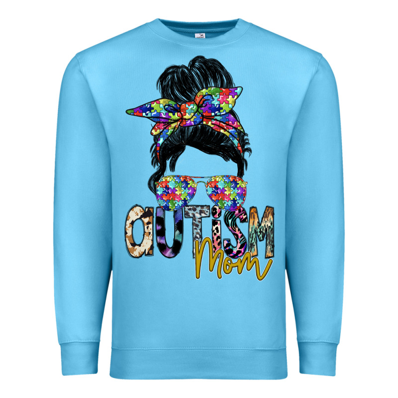 Autism Mom Premium Sweatshirt by SublimationCraftShop | Teevron
