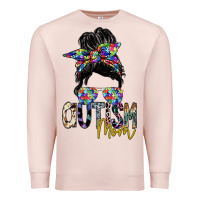 Pale Pink autism mom Premium Sweatshirt - SublimationCraftShop