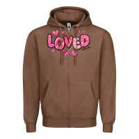 Chestnut loved valentines day Zipper Hoodie - RanaPortraitStore