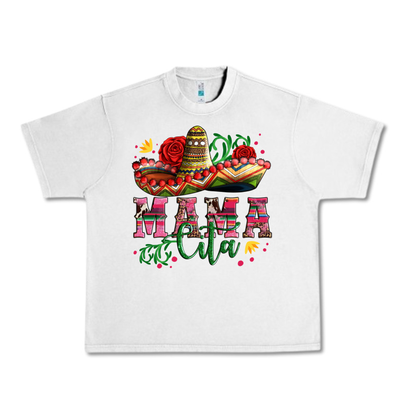 Mama Cita With Sombrero Hat And Roses Urban Heavy Tee by Artiststas | Teevron