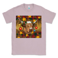 Lilac Christmas cow Classic Tee - RanaPortraitStore
