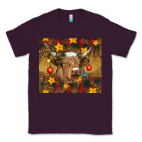 Plum Christmas cow Classic Tee - RanaPortraitStore