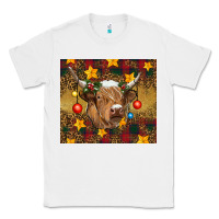 White Christmas cow Classic Tee - RanaPortraitStore