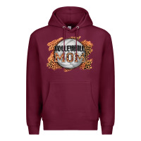 Burgundy volleyball mom Premium Hoodie - AdoDesignShop