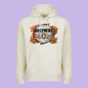 Volleyball Mom Premium Hoodie Designed By Adodesignshop