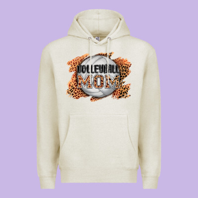Volleyball Mom Premium Hoodie Designed By Adodesignshop