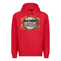 Red volleyball mom Premium Hoodie - AdoDesignShop