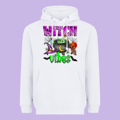 Witch Vibes Heavyweight Hoodie Designed By Zillion Design Studio