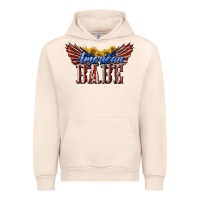 Sandshell American Babe With Sunflowers Urban Hoodie - LillyAllenDesigns