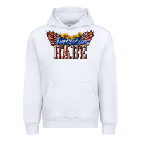 White American Babe With Sunflowers Urban Hoodie - LillyAllenDesigns