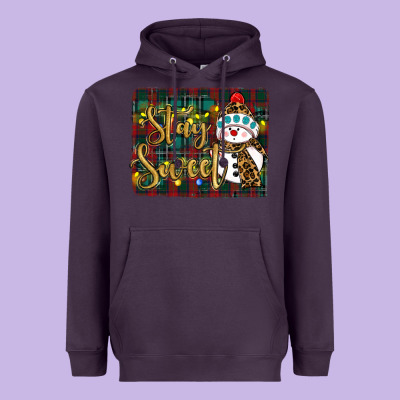 Christmas Stay Sweet Heavyweight Hoodie Designed By Ranaportraitstore