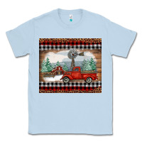 Dusty Blue christmas farm and truck Classic Tee - RanaPortraitStore