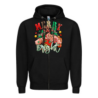 Black merry and bright caucasian girl sneakers Zipper Hoodie - RanaPortraitStore