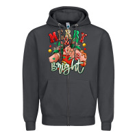 Smoke merry and bright caucasian girl sneakers Zipper Hoodie - RanaPortraitStore