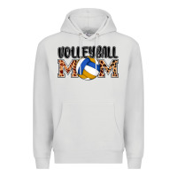 Dove Grey volleyball mom Premium Hoodie - AdoDesignShop