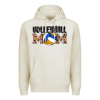 Oatmeal Heather volleyball mom Premium Hoodie - AdoDesignShop