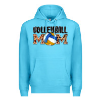 Ocean Blue volleyball mom Premium Hoodie - AdoDesignShop