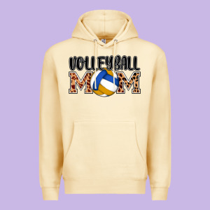 Volleyball Mom Premium Hoodie Designed By Adodesignshop
