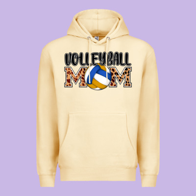 Volleyball Mom Premium Hoodie Designed By Adodesignshop